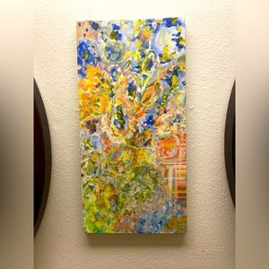 Original Abstract Artwork by New Orleans artist. Acrylic painting on canvas.